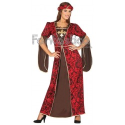 frotis cupón crédito Disfraz para Mujer Cortesana Medieval V