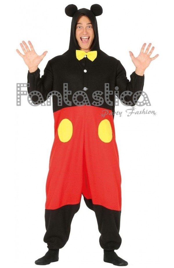 Condimento Habubu Eso Disfraz para Hombre Ratón Mickey Pijama
