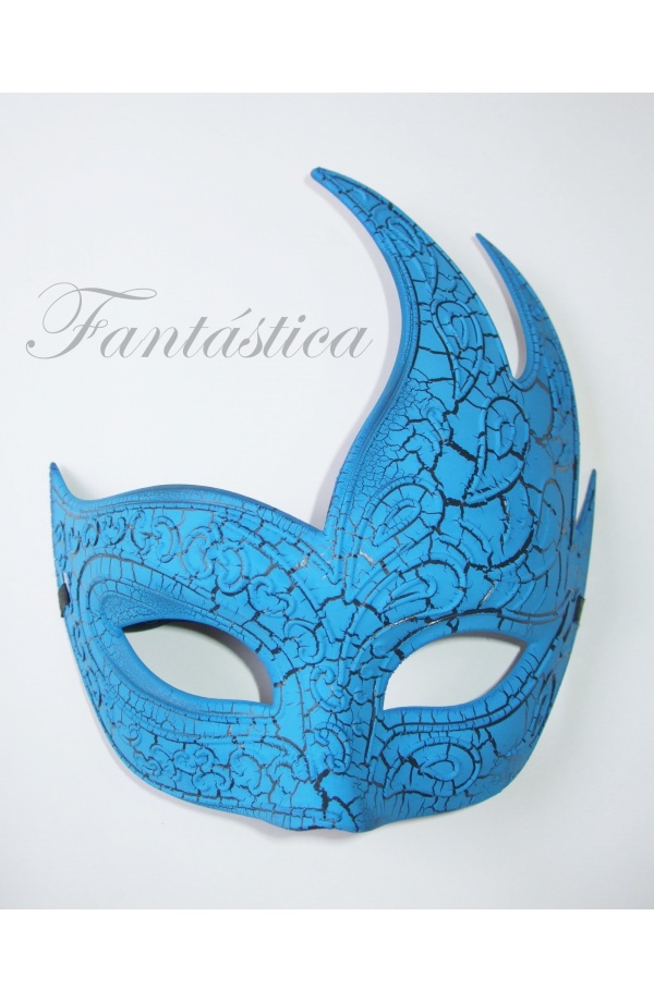 Célula somatica fibra Corredor Antifaz Grande Máscara Completa Veneciana para Disfraz Color Azul