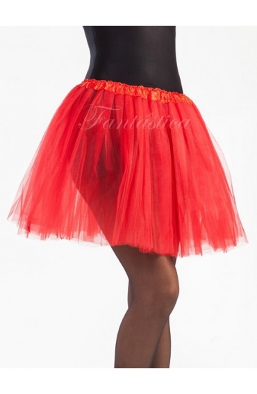 Atrevimiento Estación Paradoja Tutú para Ballet y Danza - Falda de Tul para Mujer Color Rojo