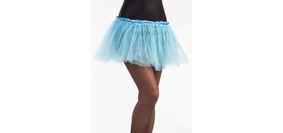 Tutú para Ballet y Danza - Falda de Tul para Niña y Mujer Color Azul Pastel