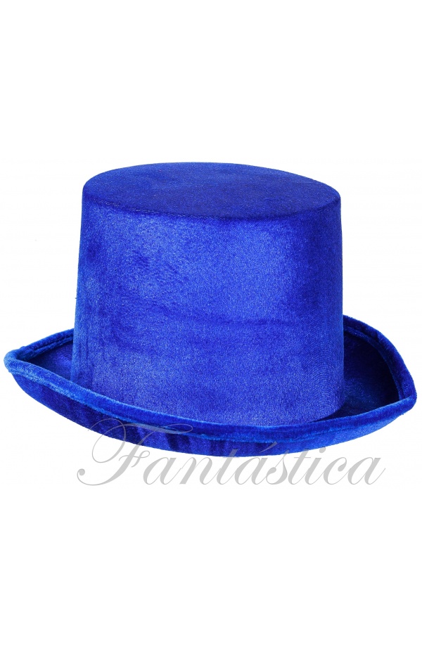Sombrero de Copa para Fiesta o Disfraz Color Azul