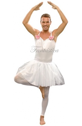 Rusia Campaña estafador Disfraz para Hombre Bailarina Ballet Blanca