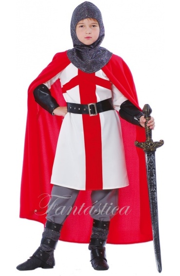 Prever por inadvertencia Ardiente Disfraz para Niño Caballero Cruzado Medieval V