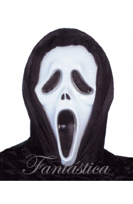 Máscara Scream y Scary Movie para Disfraz de Halloween Color Blanco