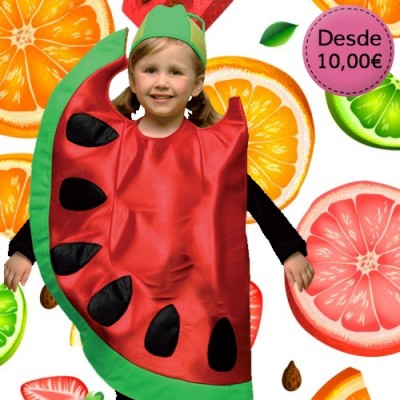 Flower, fruit and veggie costumes