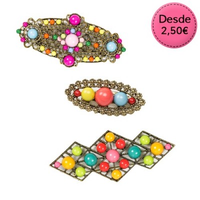 Broches Flamencos Multicolor