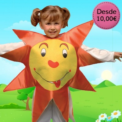 Sunshine, cloud and rainbow costumes for boys