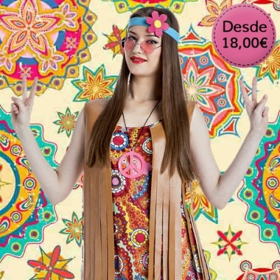 Disfraces de Hippies y Rockeras