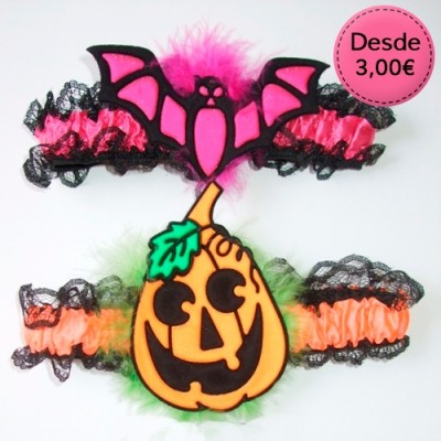 Halloween garters