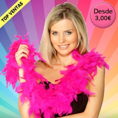 Carnival feather boas