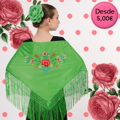 Mantones Flamencos para Niñas y Mantón Infantil