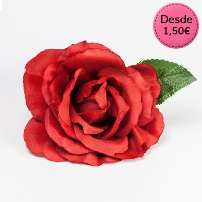 Flores para el pelo Color Rojo