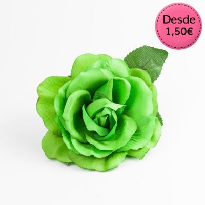Flores para el pelo Color Verde