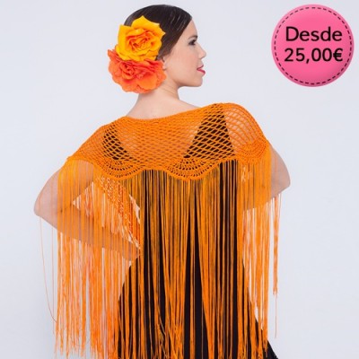Mantones Flamencos de Crochet - Mantones de Ganchillo