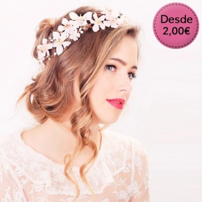 Coronas y diademas de Flores para Despedidas