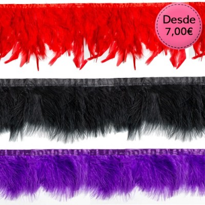 Tiras / Cintas de Plumas para Halloween